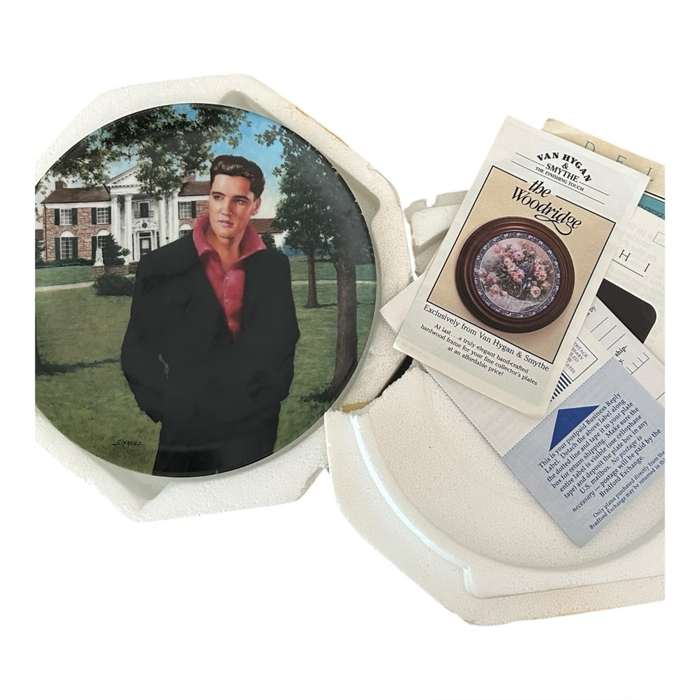 Elvis Presley plate from the Delphi Plate-limited edition series